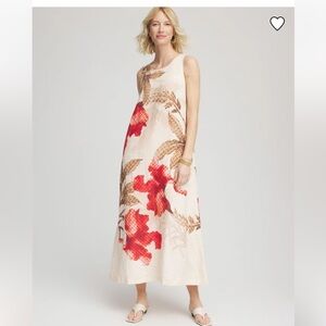 Floral Sleeveless Maxi Dress